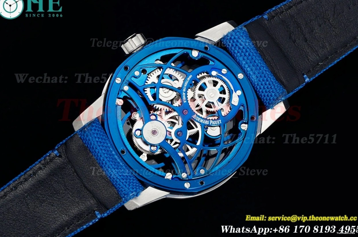 SS Toub 26600NB 41mm NY Skeleton Dial APPF Code11.59 1230